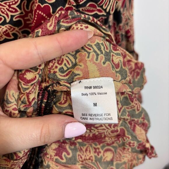 House of Harlow 1960 Jaipur Printed Blouse NEW with tags size medium - Picture 14 of 16